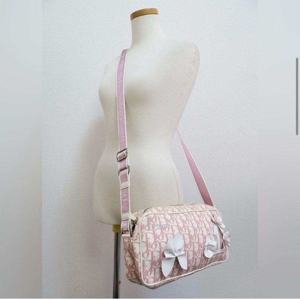Vintage y2k Dior monogram pink girlie bag from John galliano runway